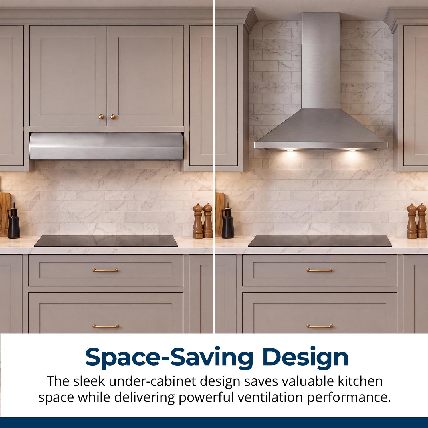 Sharp SHN3033MS 30 In. Convertible Under Cabinet Range Hood In Stainless Steel With Included Grease Filters