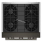 Kitchenaid KFDS930SBE 30-Inch 4 Burner Commercial-Style Dual Fuel Range With No Preheat Air Fry Mode