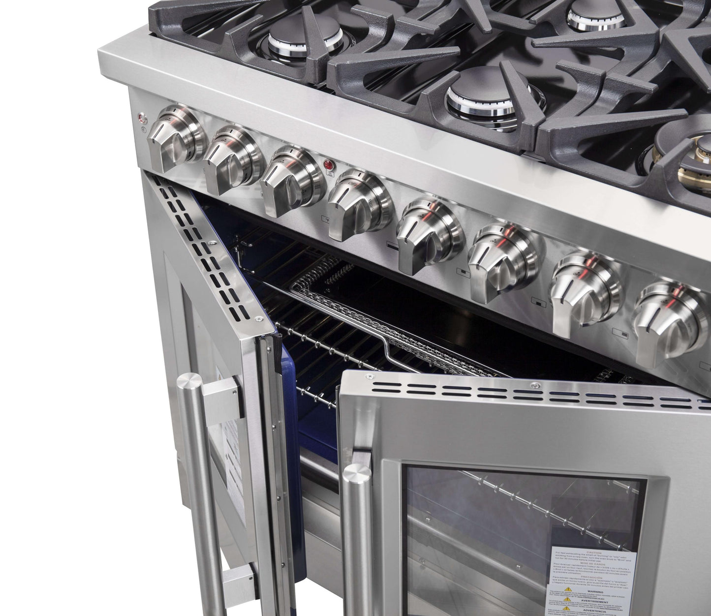 Forno FFSGS632536 Forno Massimo 36" Freestanding French Door Dual Fuel Range