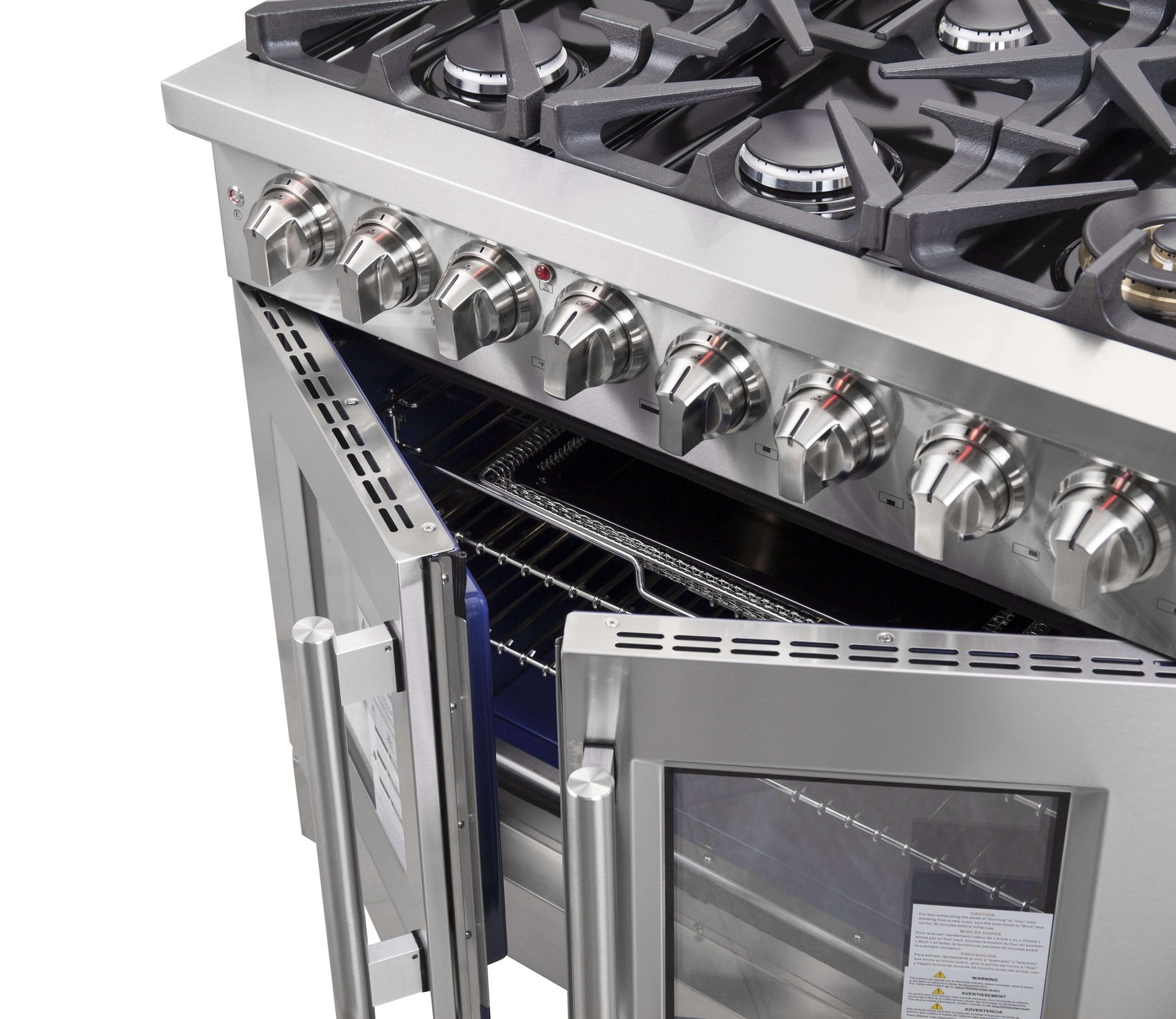 Forno FFSGS632536 Forno Massimo 36" Freestanding French Door Dual Fuel Range