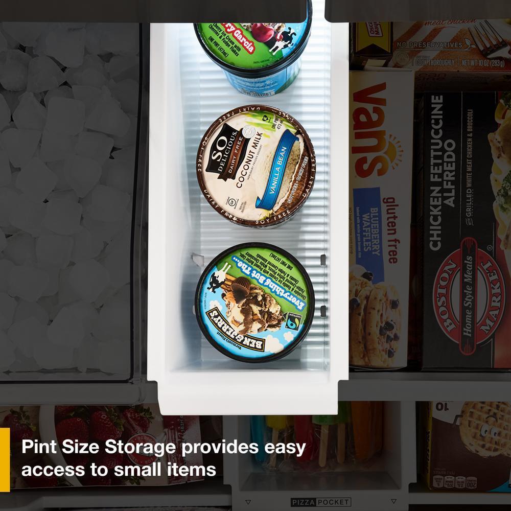 Whirlpool WRMF3736SZ Whirlpool® 29 Cu. Ft. Family-Sized Capacity French Door Refrigerator With Flexible Temperature Drawer