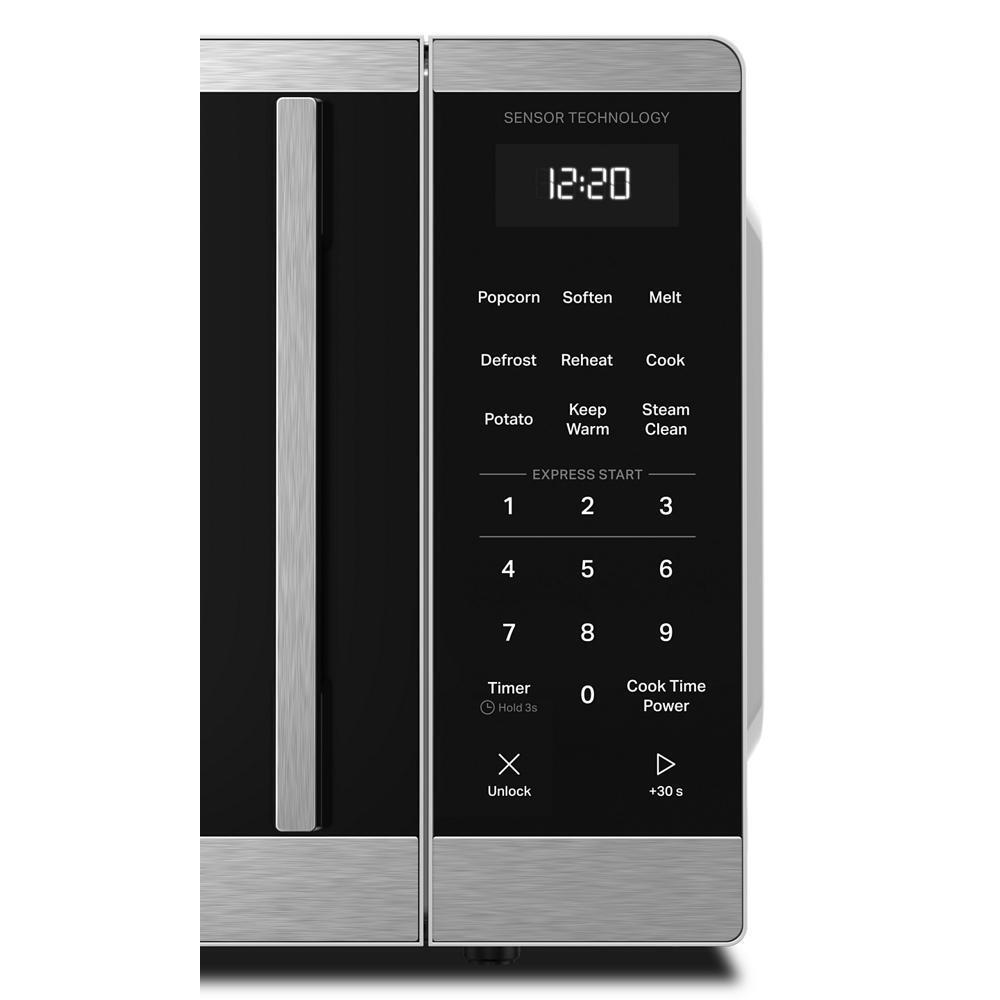 Whirlpool WMCS4321TZ 1.1 Cu. Ft. Stainless Steel Countertop Microwave With Sensor Cooking - 1000 Watt