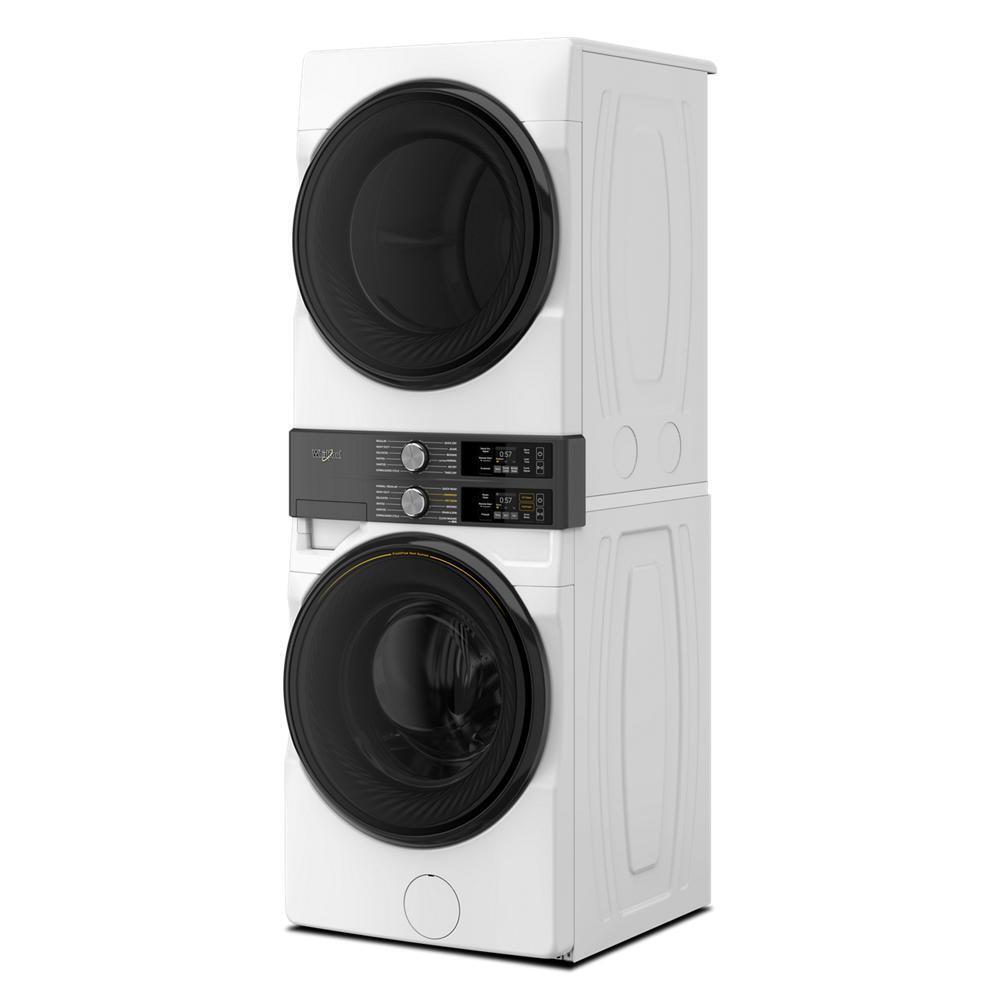 Whirlpool WEF5727TW Smart Energy Star® Front Load Laundry Tower With Uv Clean Technology & Freshflowtm Vent System 4.5 Cu. Ft. Washer & 7.4 Cu. Ft. Electric Dryer