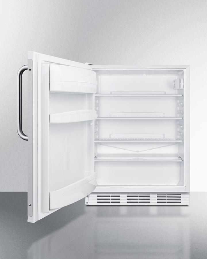 Summit FF6W7BZADALHD 24" Wide All-Refrigerator, Ada Height