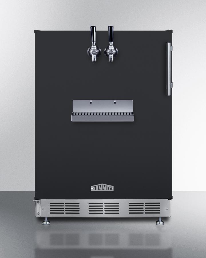 Summit SBC58BFRTPCFLHD 24" Wide Front Tap Built-In Cold Brew Coffee Kegerator