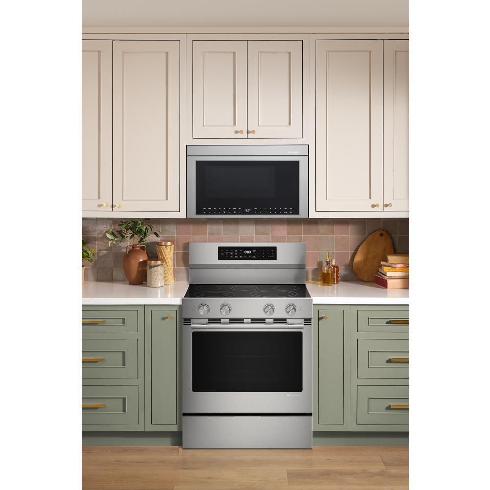 Kitchenaid KFES530SPS 5.3 Cu. Ft. Smart Freestanding Electric Range With Convection Cooking Modes