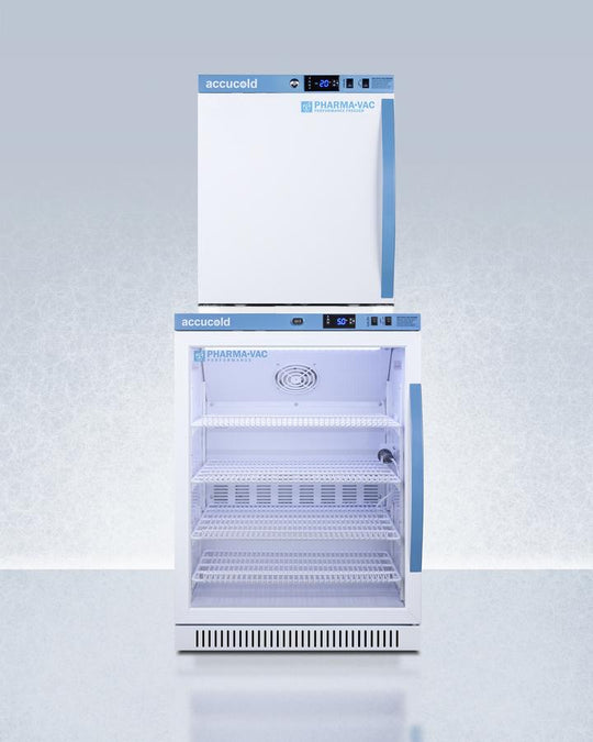Summit ARG6PVAFZ1PVSTACKLHD 24" Wide Performance Series All-Refrigerator/All-Freezer Combination