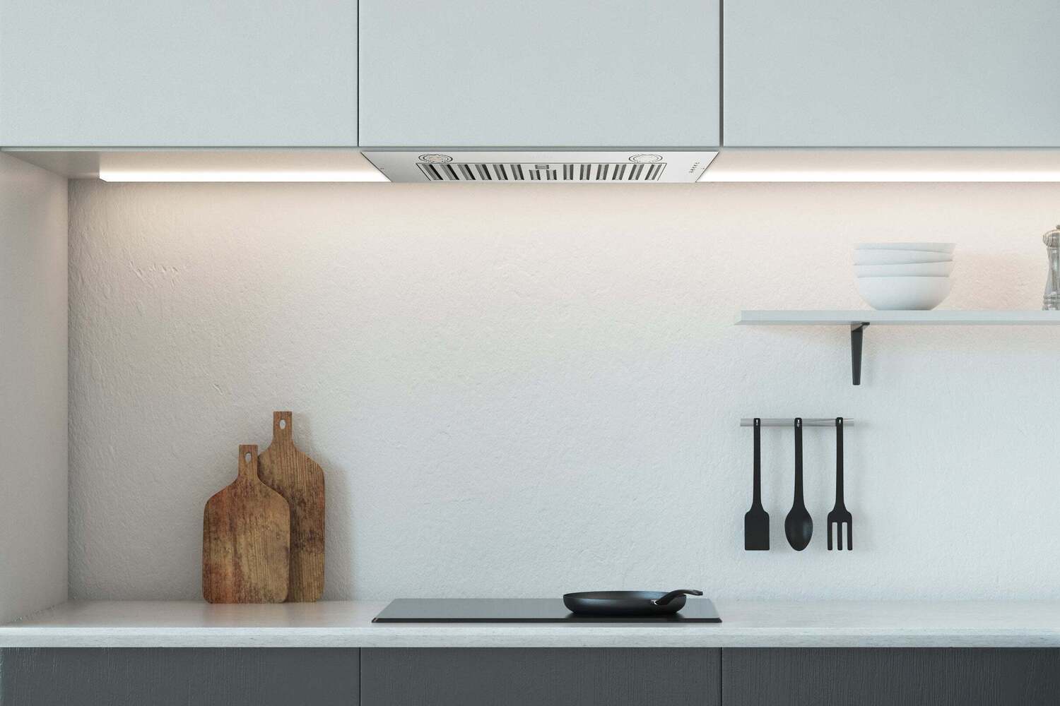 Hauslane INR100SS30 Hauslane Chef 30-In Convertible Stainless Steel Undercabinet Range Hood Insert