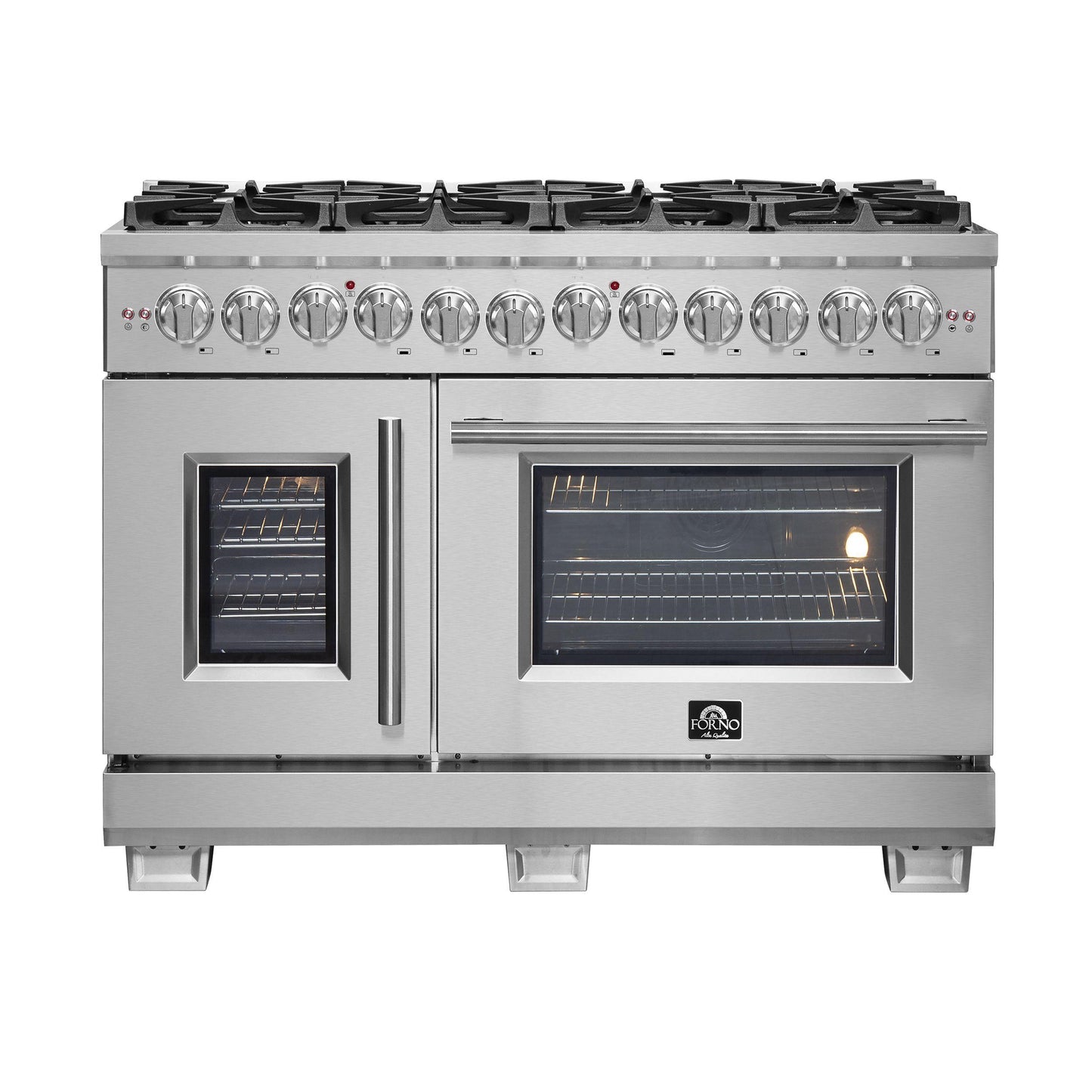 Forno FFSGS638748 Forno Capriasca 48" Freestanding French Door Dual Fuel Range