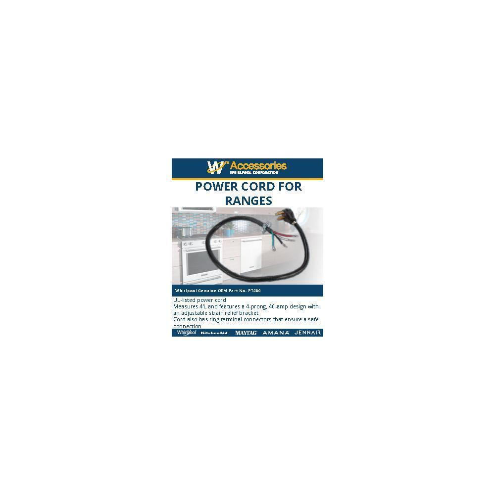 Jennair PT400 Electric Range Power Cord