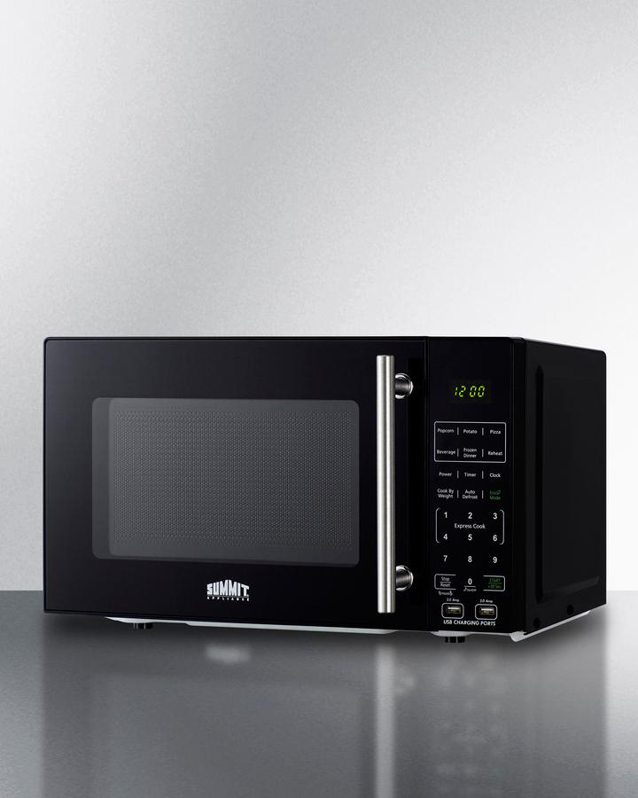 Summit SM903BSA1 Compact Microwave With Usb Ports And Allocator