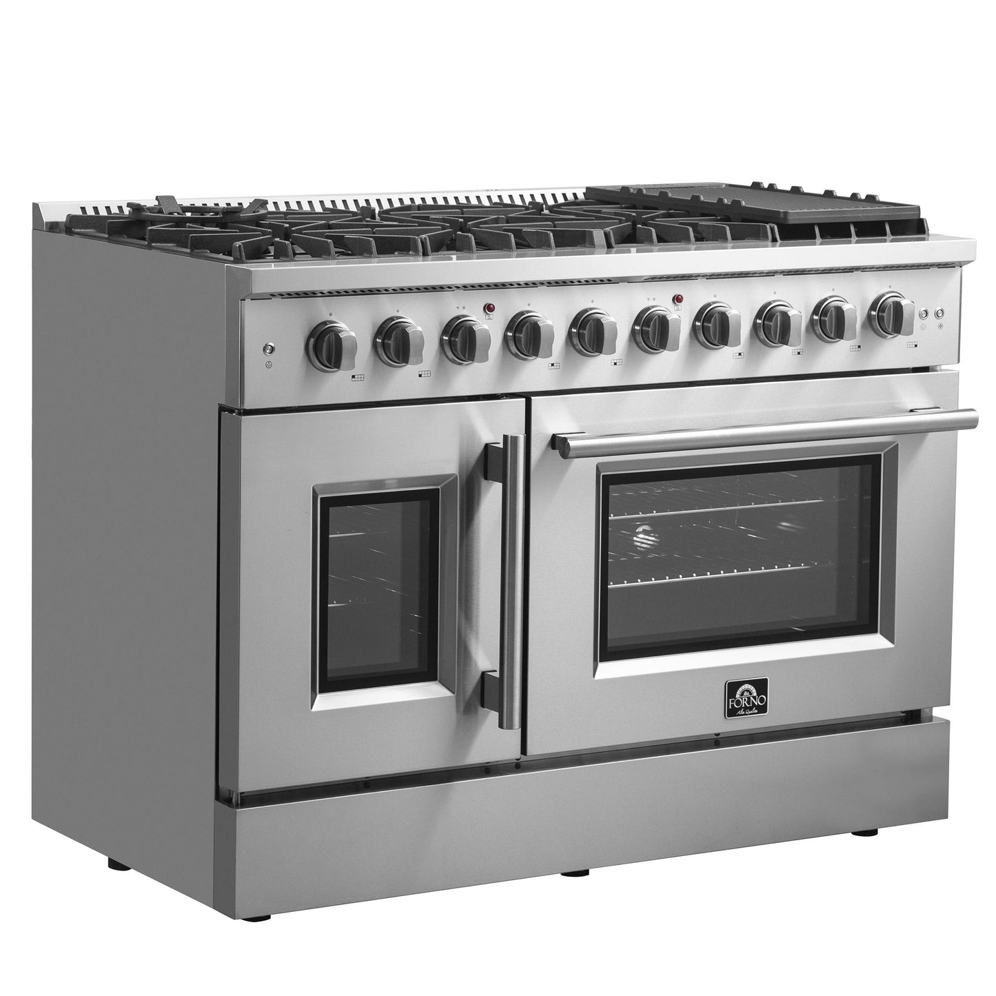 Forno FFSGS644448 Forno Galiano 48" Freestanding French Door Gas Range
