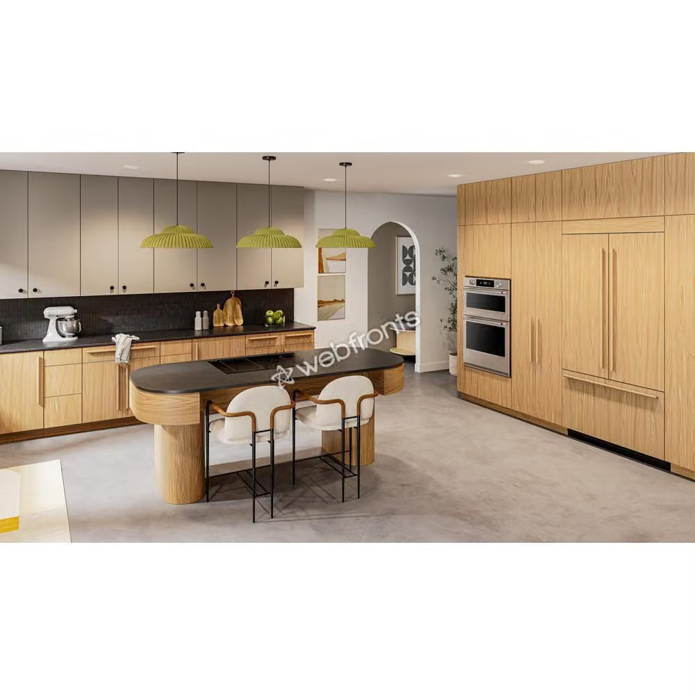 Kitchenaid KBFN542TPA 24.2 Cu. Ft. 42" Built-In Panel-Ready French Door Bottom Mount Refrigerator With Platinum Interior