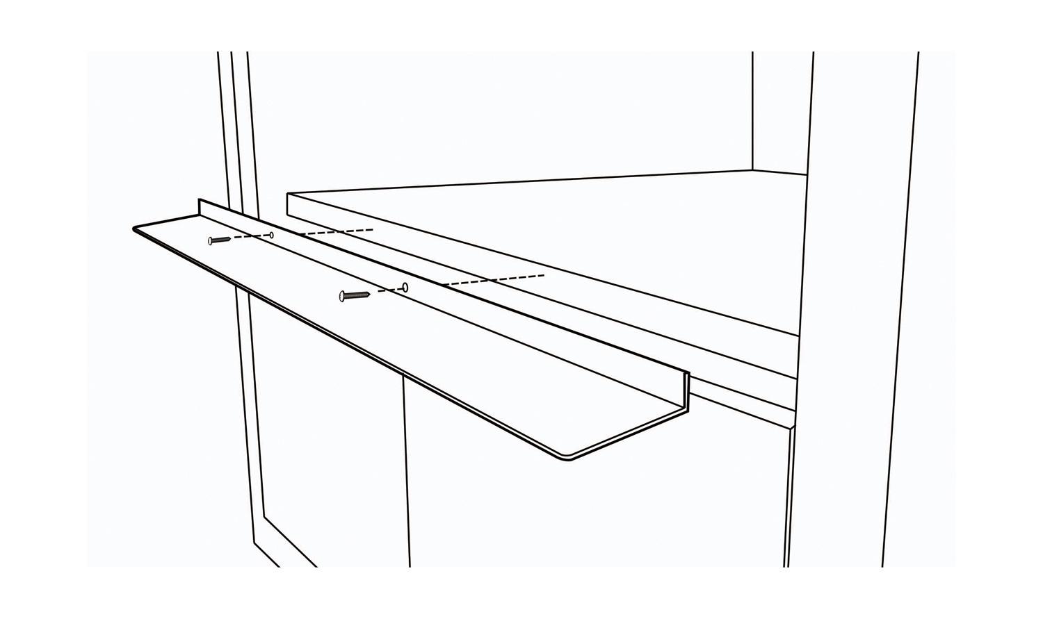 Sharp SKMD24F0AS 24 In. Stainless Steel Flush Mount Deflector For Smd2470Asy