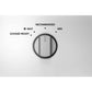 Whirlpool WRTX7421TZ Whirlpool® 32.8-Inch Wide Top Freezer Refrigerator With Total Coverage Cooling- 21.3 Cu. Ft.