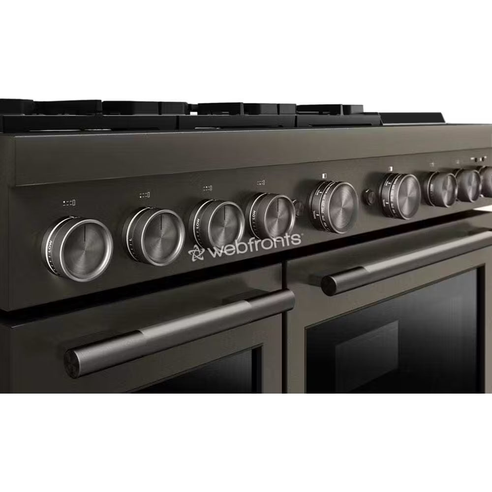 Kitchenaid KFDD948SBE 48-Inch 6 Burner Commercial-Style Dual Fuel Range With Griddle