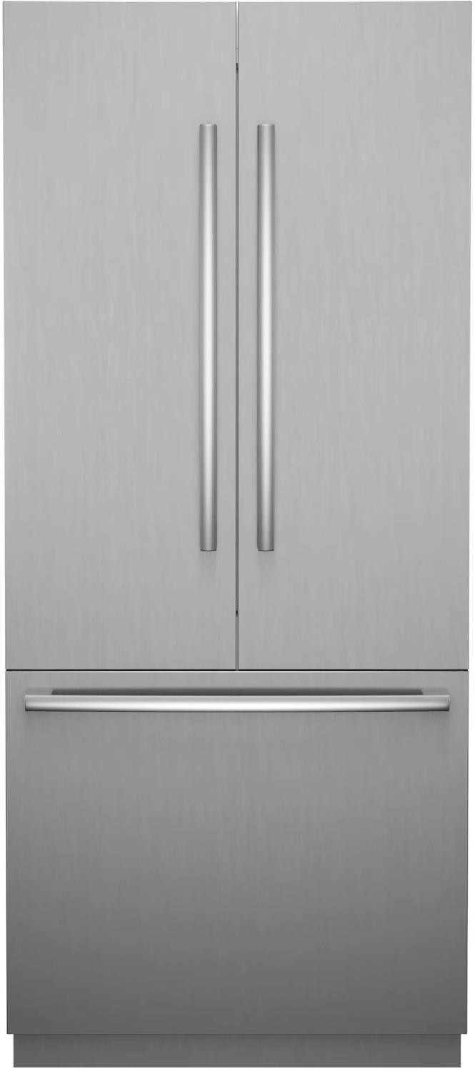 Bosch B36BT130NS Benchmark®, Vario Built-In Fridge-Freezer With Freezer At Bottom, 36'', Soft Close Flat Hinge