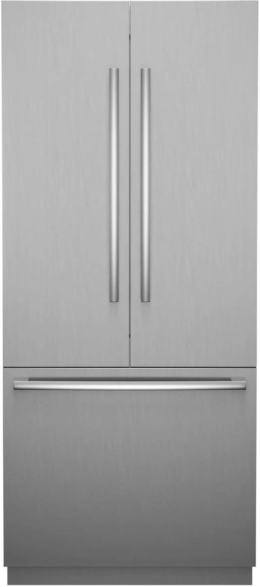 Bosch B36BT130NS Benchmark®, Vario Built-In Fridge-Freezer With Freezer At Bottom, 36'', Soft Close Flat Hinge