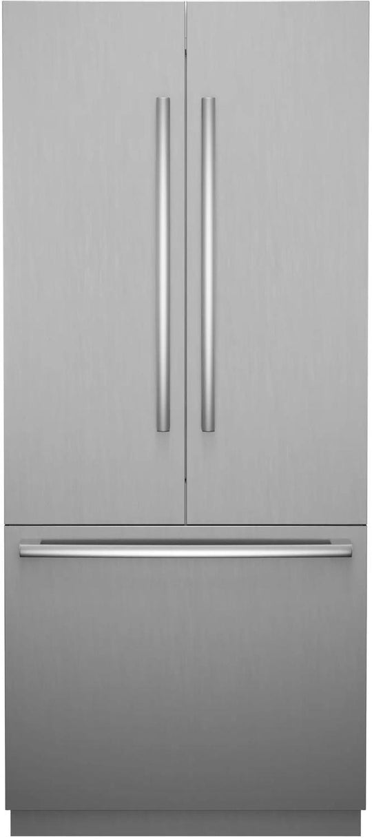 Bosch B36BT130NS Benchmark®, Vario Built-In Fridge-Freezer With Freezer At Bottom, 36'', Soft Close Flat Hinge