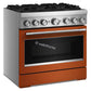 Kitchenaid KFDS936SSC 36-Inch 6 Burner Commercial-Style Dual Fuel Range With No Preheat Air Fry Mode