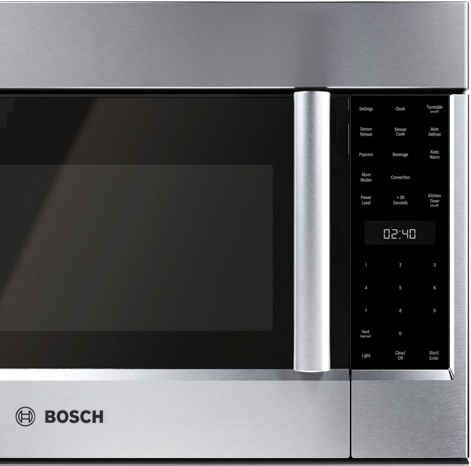 Bosch HMVP054U Benchmark® Over-The-Range Microwave 30" Left Sideopening Door, Stainless Steel Hmvp054U