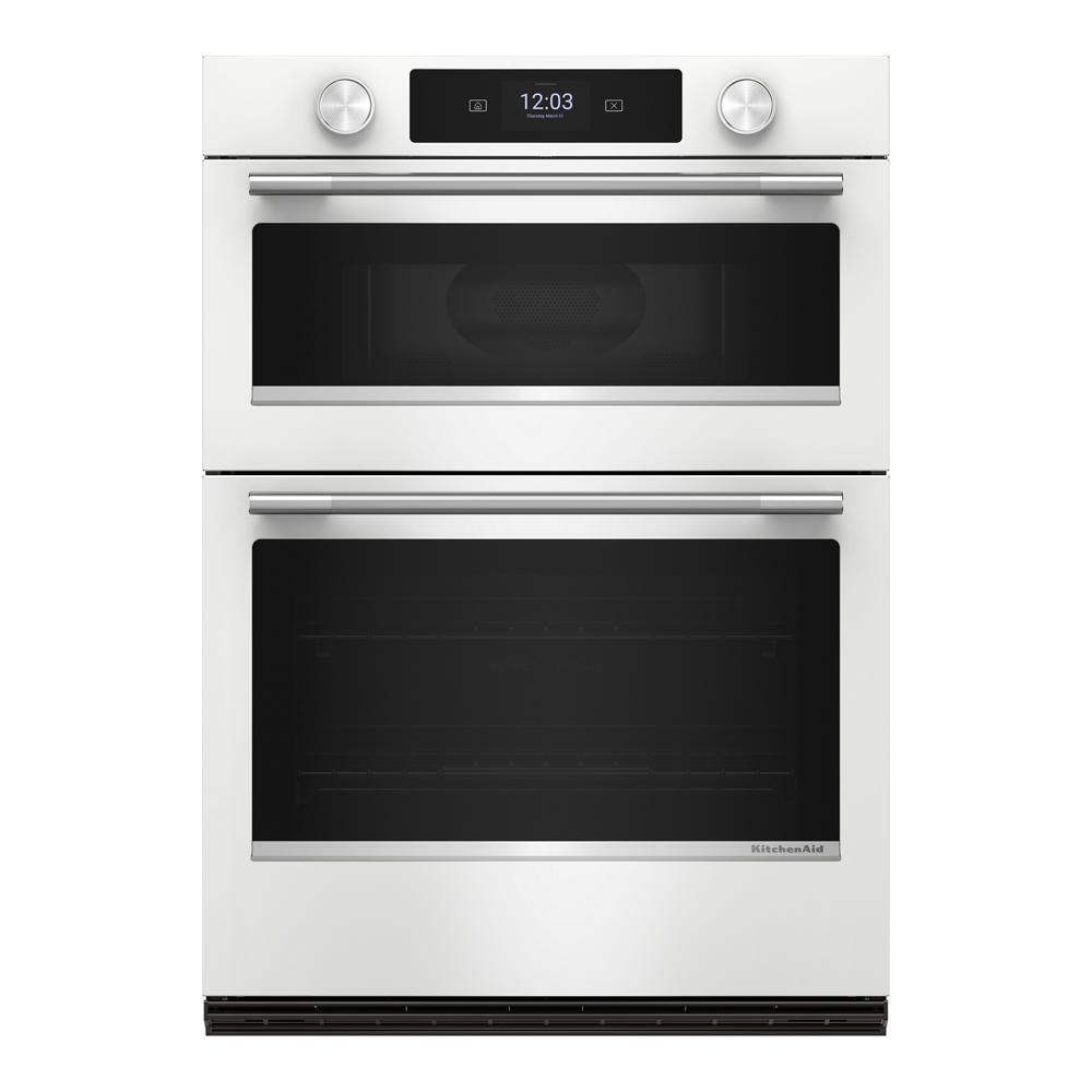 Kitchenaid KOEC730SWH Smart Combo Wall Oven With Assisted Cook Cycles