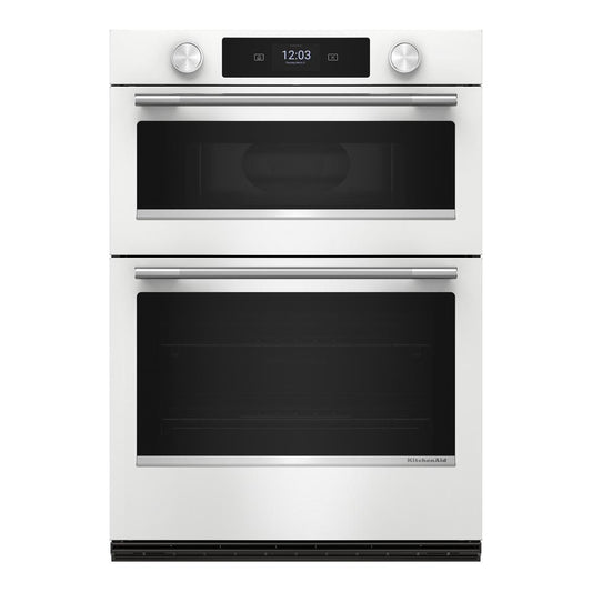 Kitchenaid KOEC730SWH Smart Combo Wall Oven With Assisted Cook Cycles