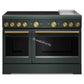 Kitchenaid KFID948SJP 48-Inch 6-Element Induction Freestanding Commercial-Style Range With Griddle