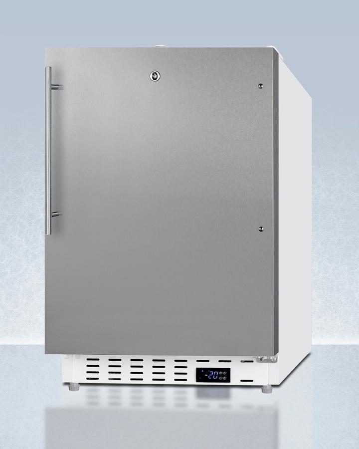 Summit ADA305AFSSHV 20" Wide Built-In Healthcare All-Freezer, Ada Compliant