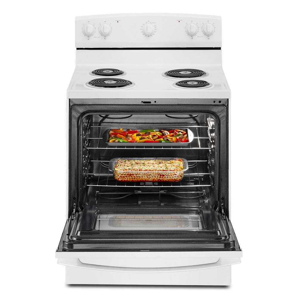 Amana AFCS2530TW Amana® 30-Inch Electric Range With Extra-Large Oven Window