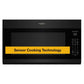 Whirlpool WMMS5630TB 2.1 Cu. Ft. Microwave Hood With Sensor Cooking And Accupop™
