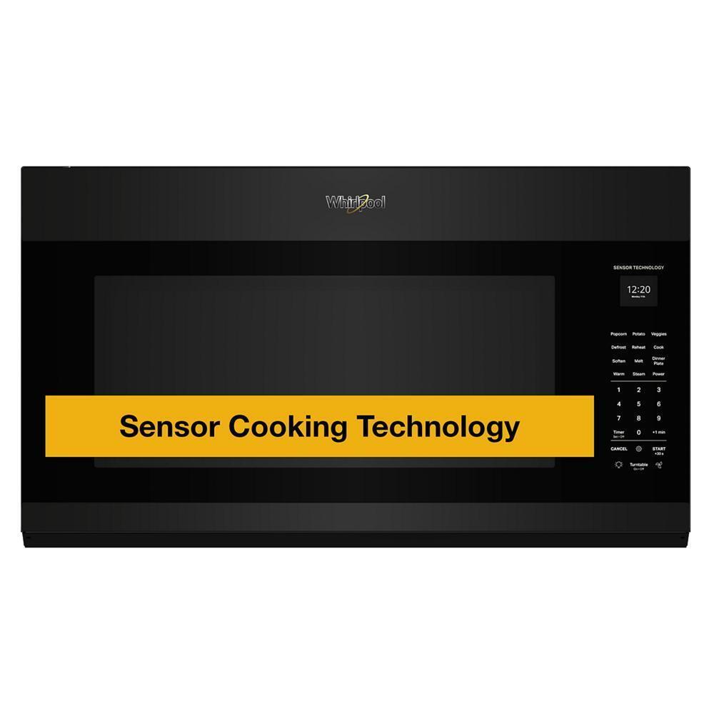 Whirlpool WMMS5630TB 2.1 Cu. Ft. Microwave Hood With Sensor Cooking And Accupop™
