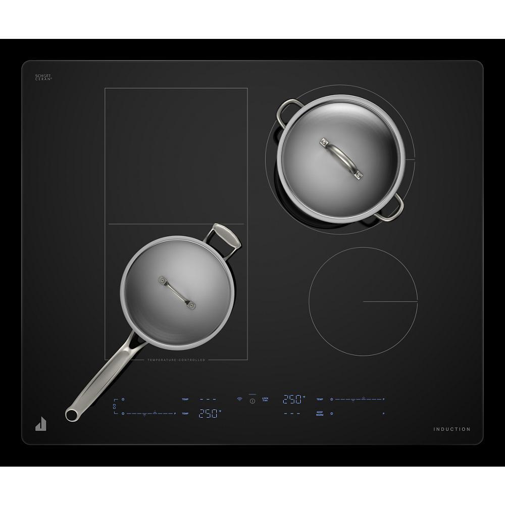 Jennair JICT724SB 24 Oblivion Smart Induction Cooktop With Temperature-Controlled Cooking