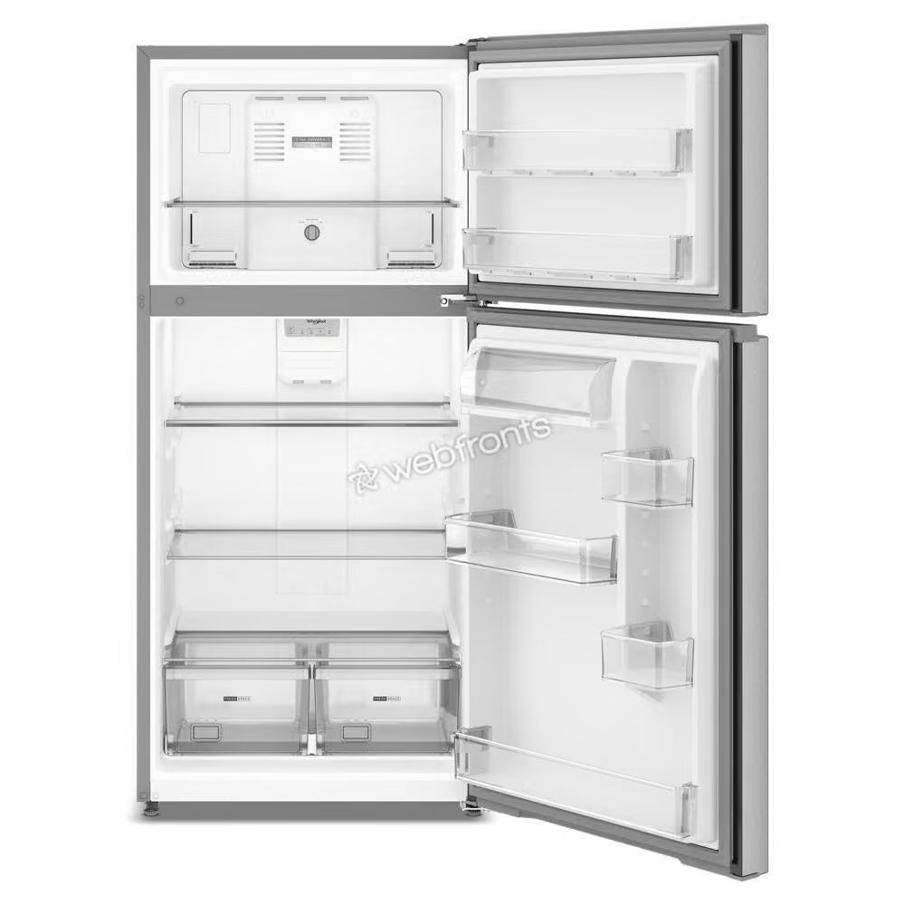 Whirlpool WRTX3319SZ Whirlpool® 29.5-Inch Wide Top Freezer Refrigerator With Total Coverage Cooling- 19.3 Cu. Ft.