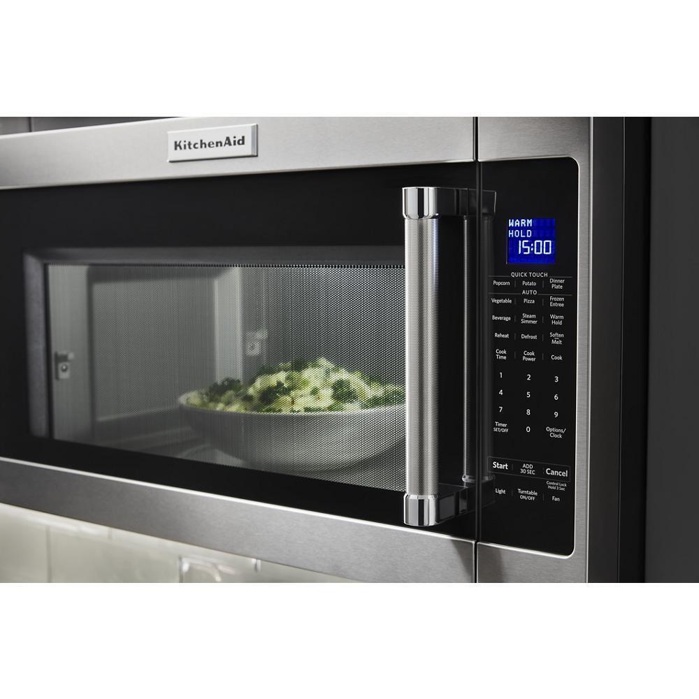Kitchenaid KMHS120KPS 30" 1000-Watt Microwave Hood Combination