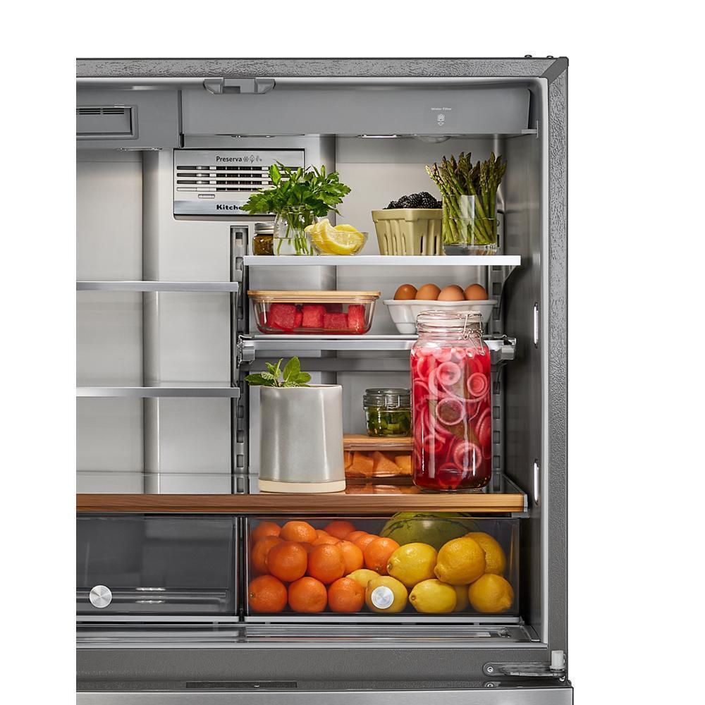 Kitchenaid KRMF536RPS 26.2 Cu. Ft. Multi-Door French Door Refrigerator With Platinum Interior