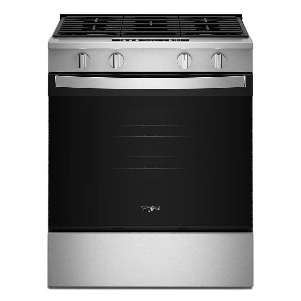 Whirlpool WSGS3330TS 30-Inch Gas Range With No Preheat Mode And Slow Cook