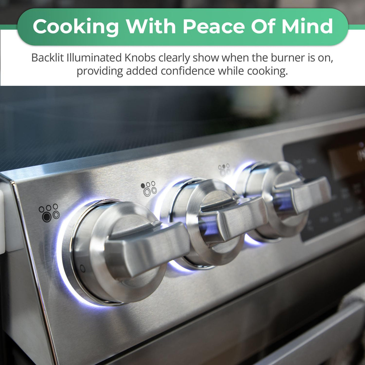 Sharp SSR3076SNS 30 In. 5 Burner 6.3 Cu. Ft. Slide-In Electric Range With True European Convection