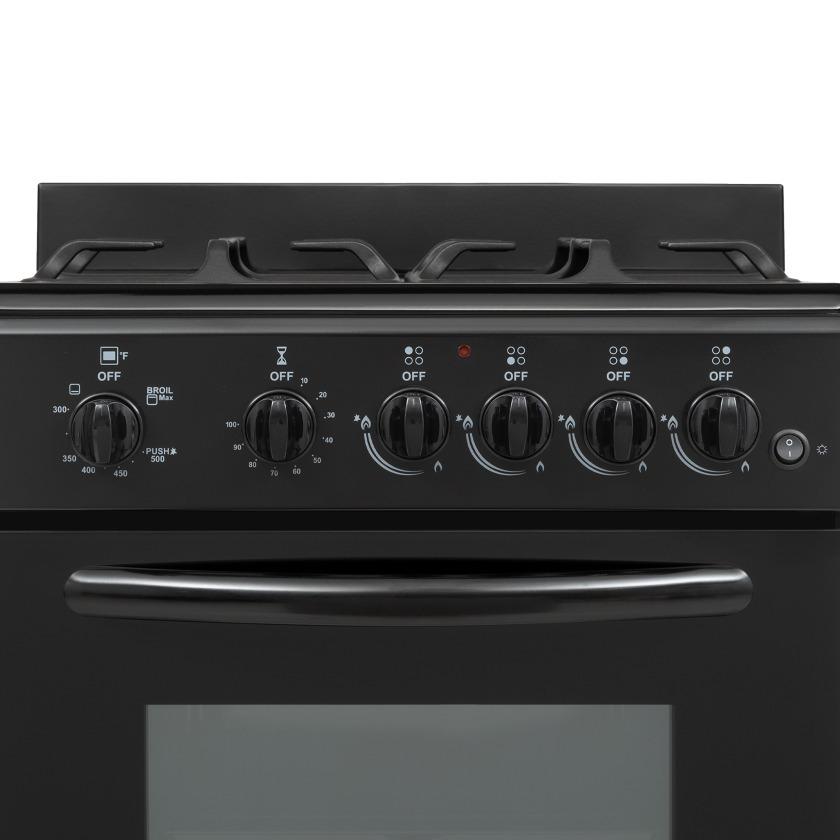 Element Appliance EGR204MCCB Element 1.9 Cu. Ft. 20 Gas Range - Black (Egr204Mccb)