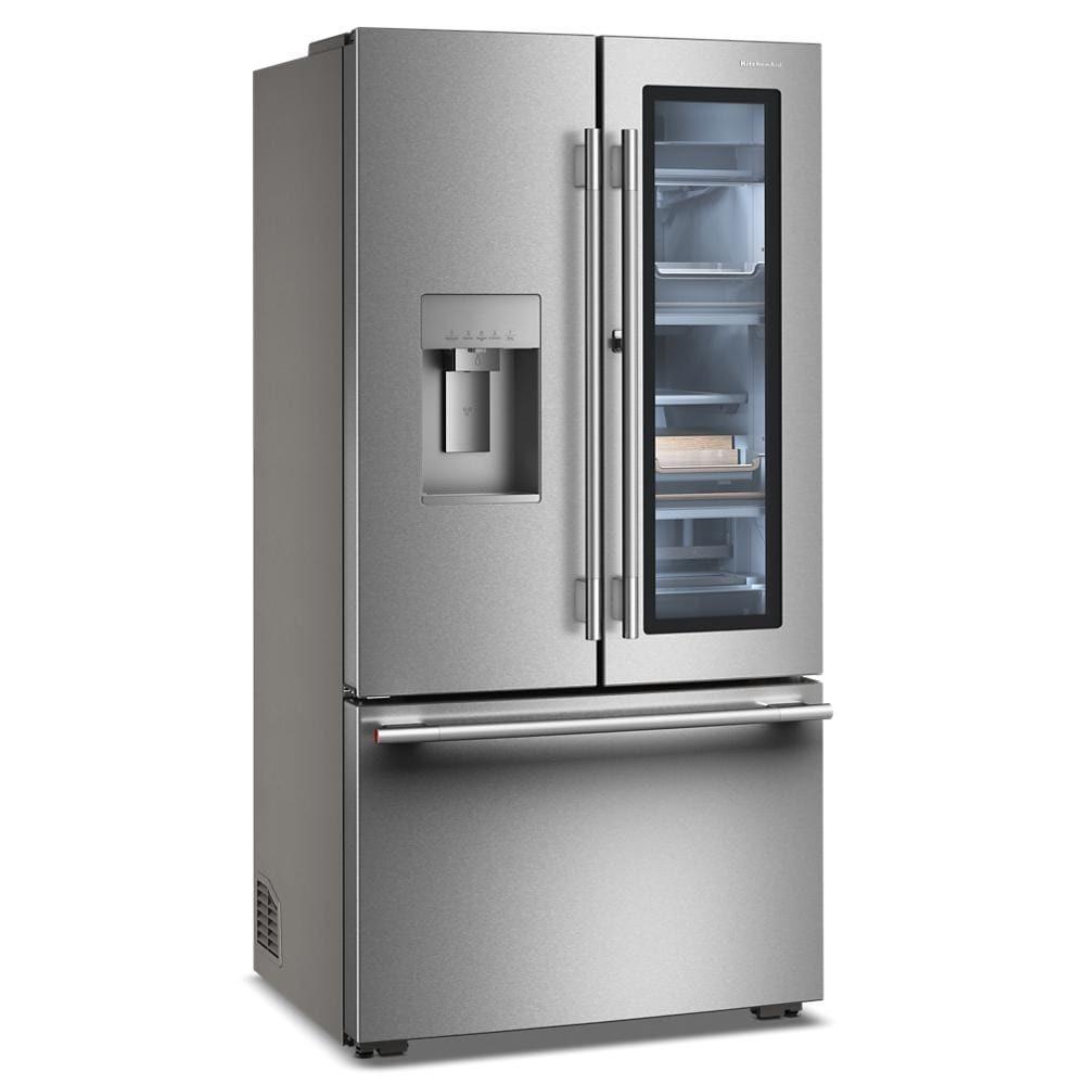 Kitchenaid KRFC936SPS Counter-Depth French Door Refrigerator With Clearvue™