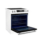 Forno FFSIN090530WHT Espresso Donatello 30-Inch Slide-In Induction Range White