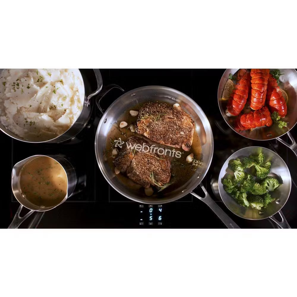 Kitchenaid KFID948SJP 48-Inch 6-Element Induction Freestanding Commercial-Style Range With Griddle