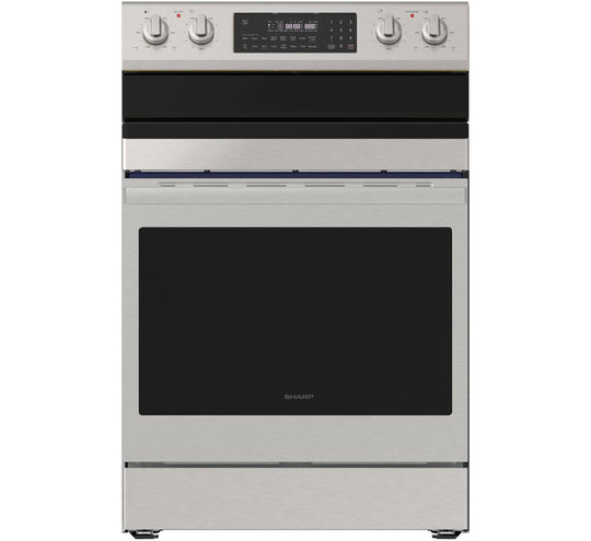 Sharp SFR3075MS 30 In. 5 Burner 6.3 Cu. Ft. Freestanding Electric Range With True European Convection