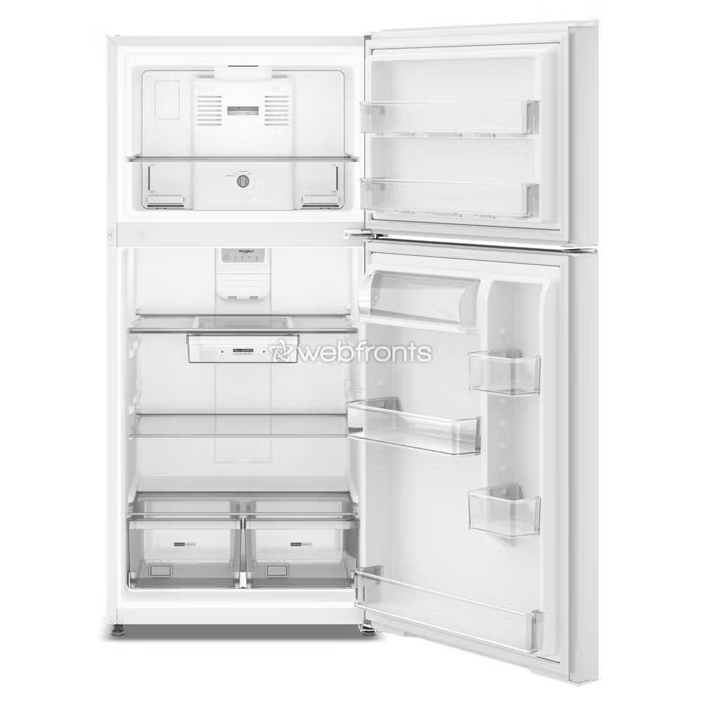 Whirlpool WRTX7419SW Whirlpool® 29.5-Inch Wide Top Freezer Refrigerator With Total Coverage Cooling- 19.2 Cu. Ft.