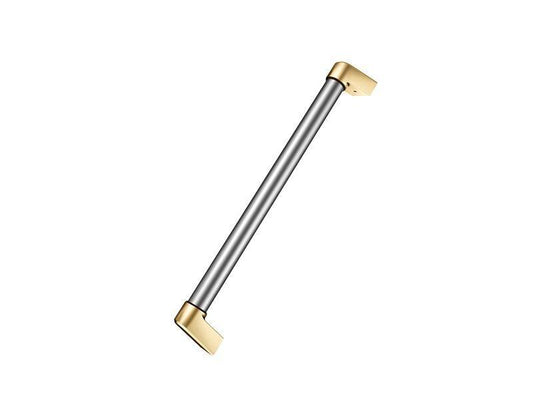 Bertazzoni HK24MASDWXG Stainless Steel With Gold Finials Handle Kit For 24" Built-In Dishwashers Stainless Steel/Gold
