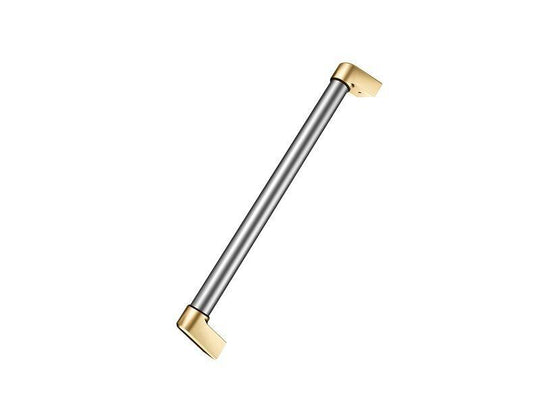 Bertazzoni HK24MASDWXG Stainless Steel With Gold Finials Handle Kit For 24" Built-In Dishwashers Stainless Steel/Gold