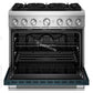 Kitchenaid KFDS936SAG 36-Inch 6 Burner Commercial-Style Dual Fuel Range With No Preheat Air Fry Mode