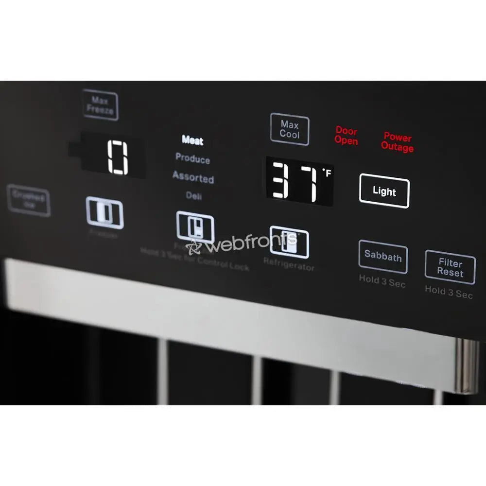 Kitchenaid KBSD706MPS 20.8 Cu. Ft. 36" Built-In Side-By-Side Refrigerator With Ice And Water Dispenser