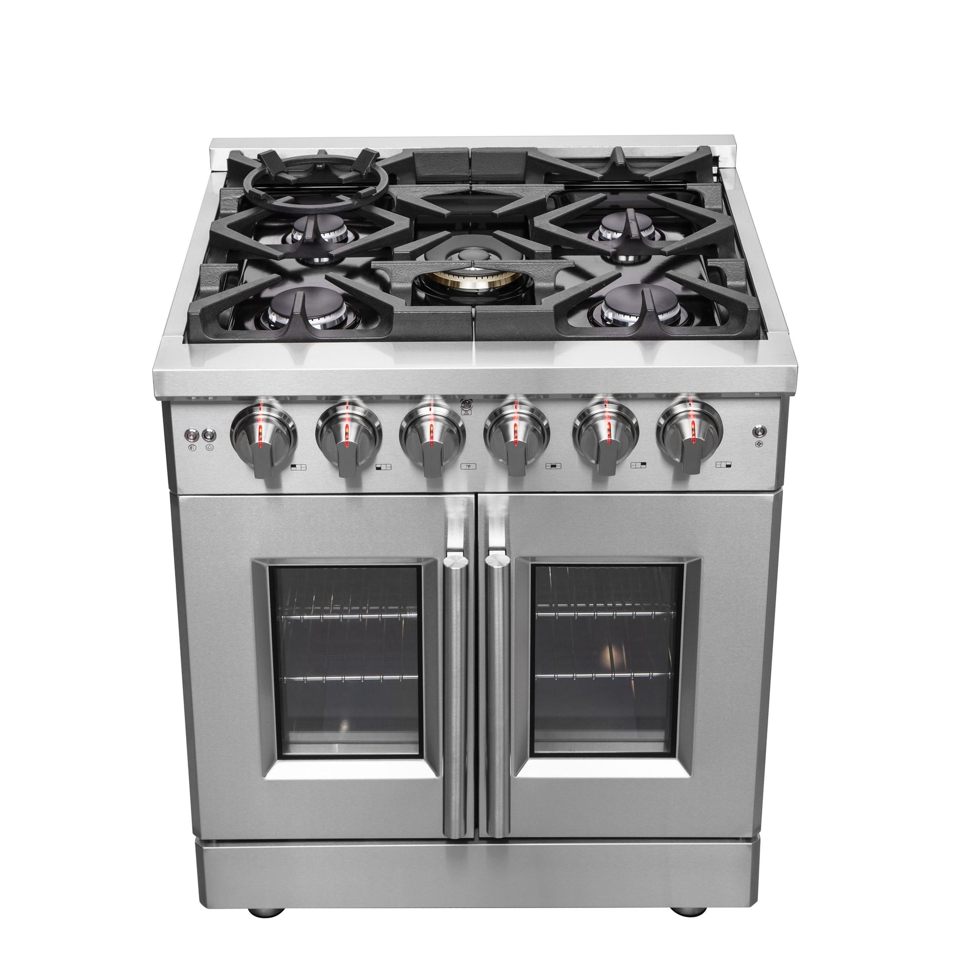 Forno FFSGS643930 Forno Massimo 30" Freestanding French Door Gas Convection Range