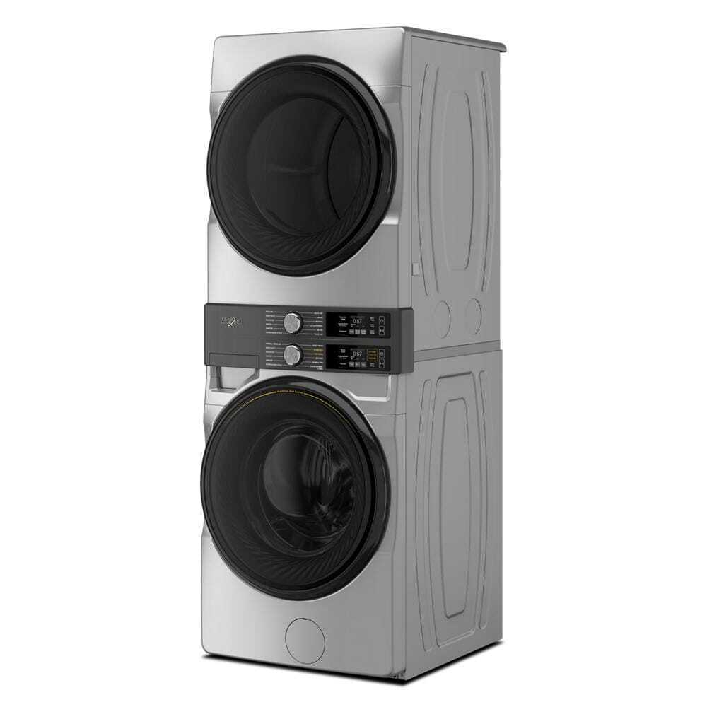 Whirlpool WGF5727TR Smart Energy Star® Front Load Laundry Tower With Uv Clean Technology & Freshflowtm Vent System 4.5 Cu. Ft. Washer & 7.4 Cu. Ft. Gas Dryer